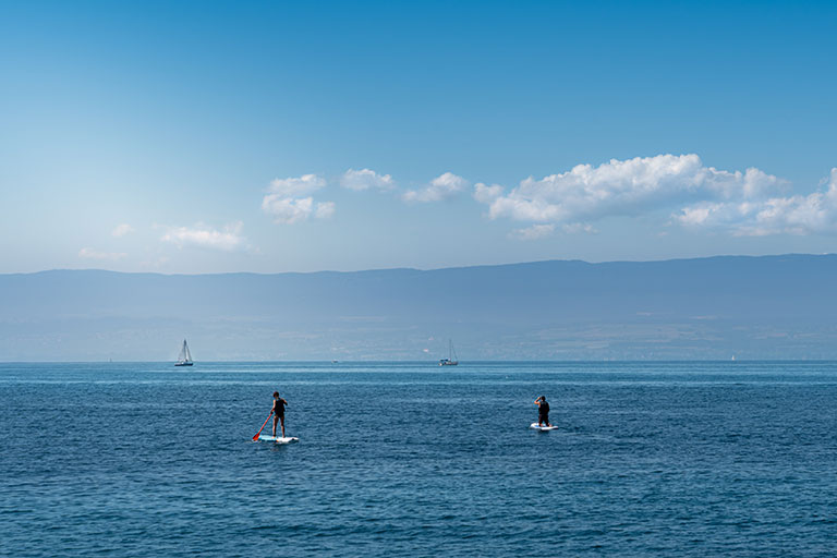 Le lac Léman et ses activités